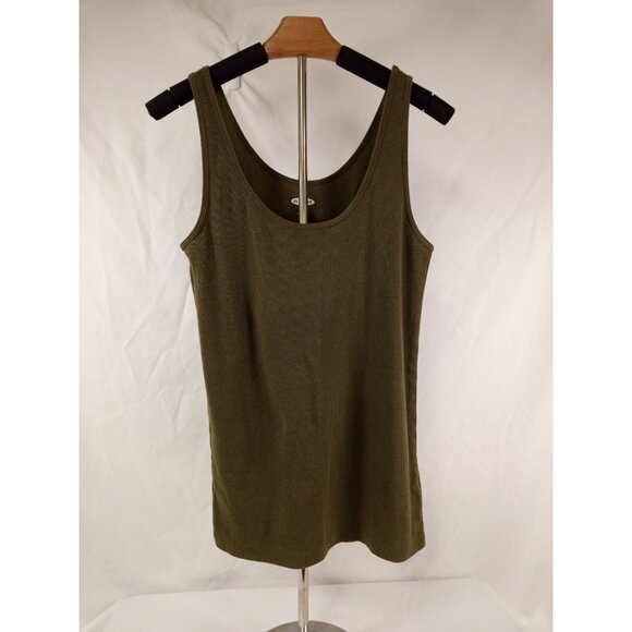 Old Navy Olive Green & Sage Green Slim Fit First Layer Tank Top Size Large - Picture 5 of 16